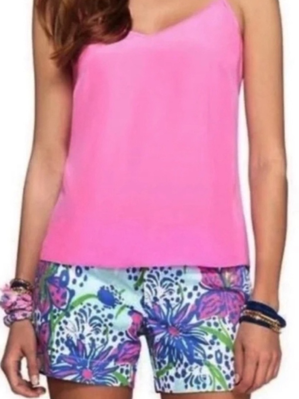 Lilly Pulitzer Women’s Callahan Shorts In The Garden White Floral Print Size 6